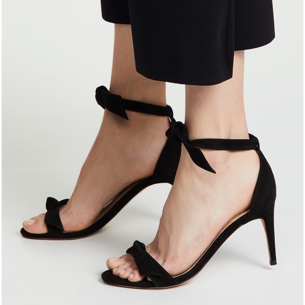 NWB Alexandre Birman Black Suede Claritas sz 36.5 - Picture 1 of 8